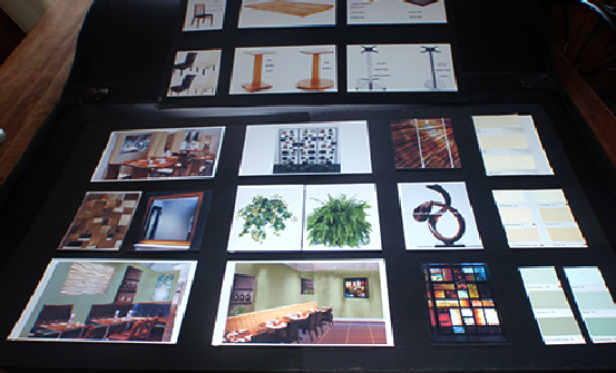 Interior design project design sheet